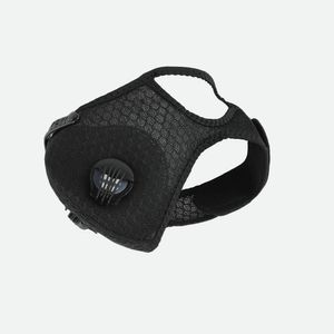 Mascarilla Deportiva Podium Negro con Carbón Activado