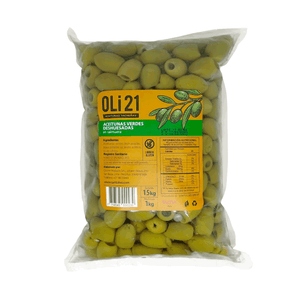 Aceitunas verdes deshuesadas 1 kilo OLI21