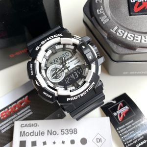 Reloj Casio G-Shock GA400-1A Digital Analógico Acuático Luz Automática  Negro Blanco