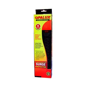 Supresor de Picos 6 Tomas Cable 0.9cm 14-515AB-0.9CM Opalux