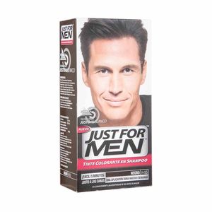 Tinte para Cabello en Shampoo JUST FOR MEN Negro Caja 1un