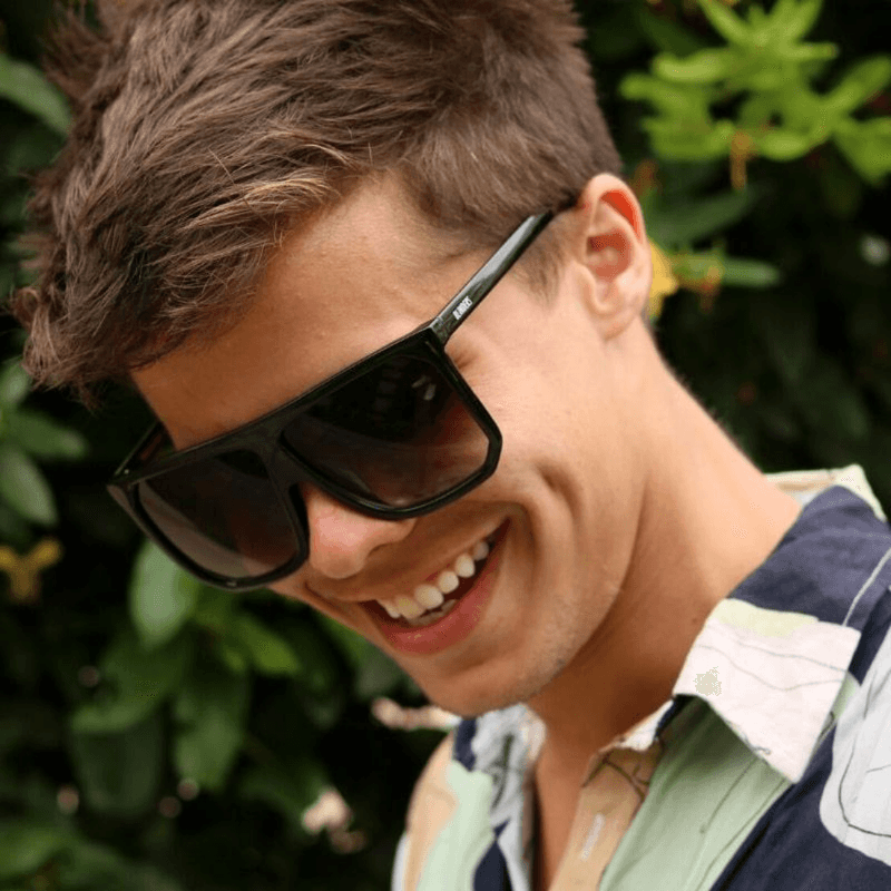 Lentes discount grandes negros