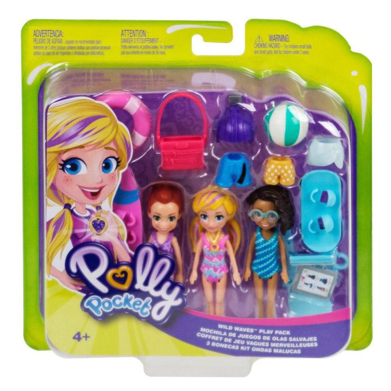 Muñecas Polly Juegos De Polly Pocket Aventuras SET POLLY POCKET HCG19 JUEGO  ESTUCHE AVENTURA SANDIA
