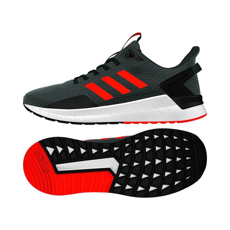 Zapatillas Running Hombre Adidas Questar Ride Negro Real Plaza