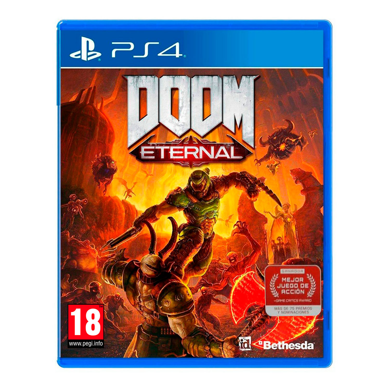 Сколько весит doom eternal ps4