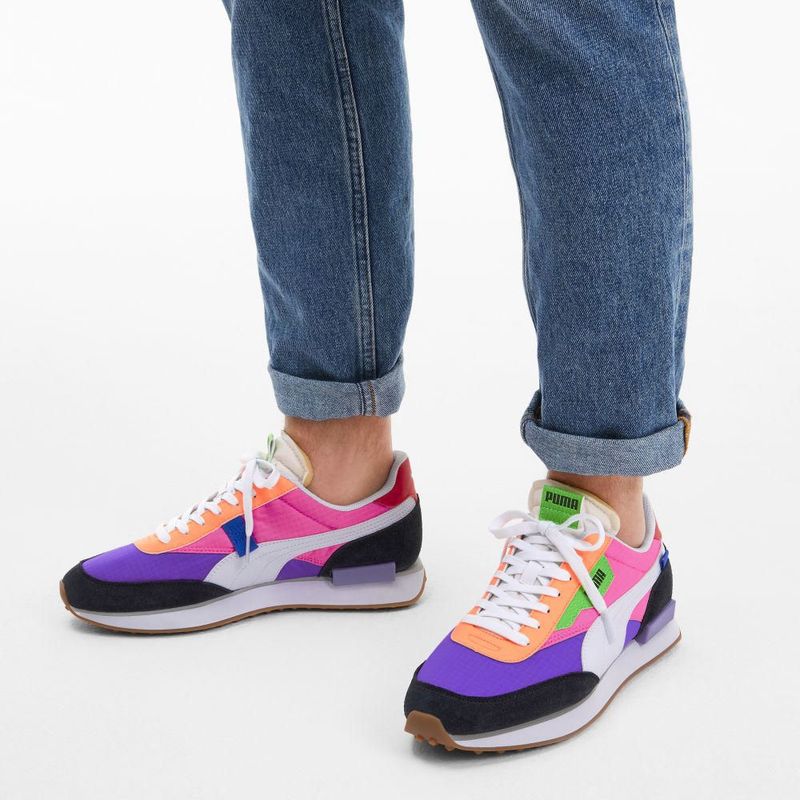 Tenis Puma City Rider Mujer Lila