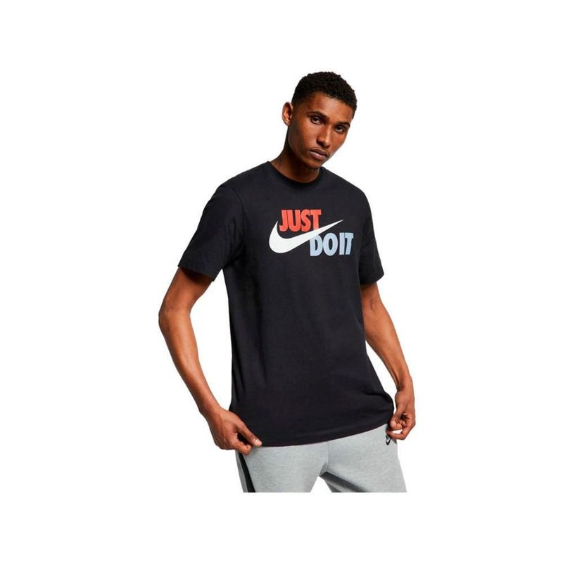 Polo Nike Hombre AR5006-010M JUST DO Negro Talla M | 158946