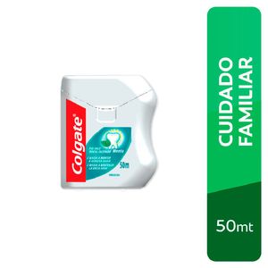 Hilo Dental Encerado Colgate Sabor Menta - Dispensador 50 M