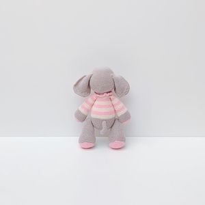 Muñeco Rikury Elefantito de Apego Rosa