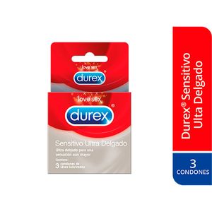Preservativos Durex Sensitivo Ultra Delgado - Caja 3 UN