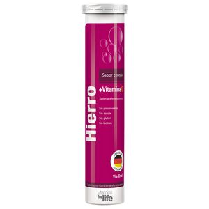 Iron + Vitamina C Tableta Efervescente - Tubo 20 UN