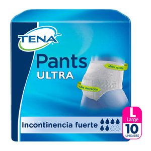 Ropa Interior Desechable TENA Pants Ultra Plus Unisex Talla L - Bolsa 10 UN