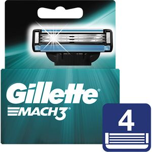 Cartuchos Para Afeitar Gillette Mach3 - Caja 4 UN