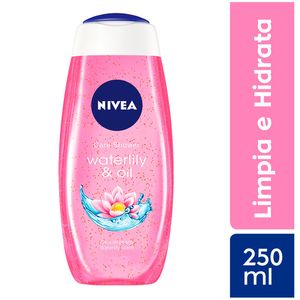 Gel de Ducha Nivea Waterlily y Oil - Frasco 250 ML