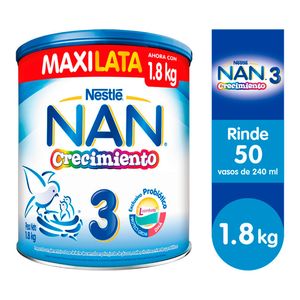 Nan 3 Crecimiento Maxi lata - Lata 1.8 KG