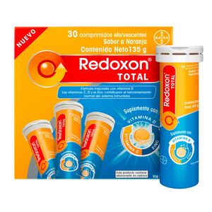 Redoxon Total Comprimidos Efervescente - Caja 3 Tubos