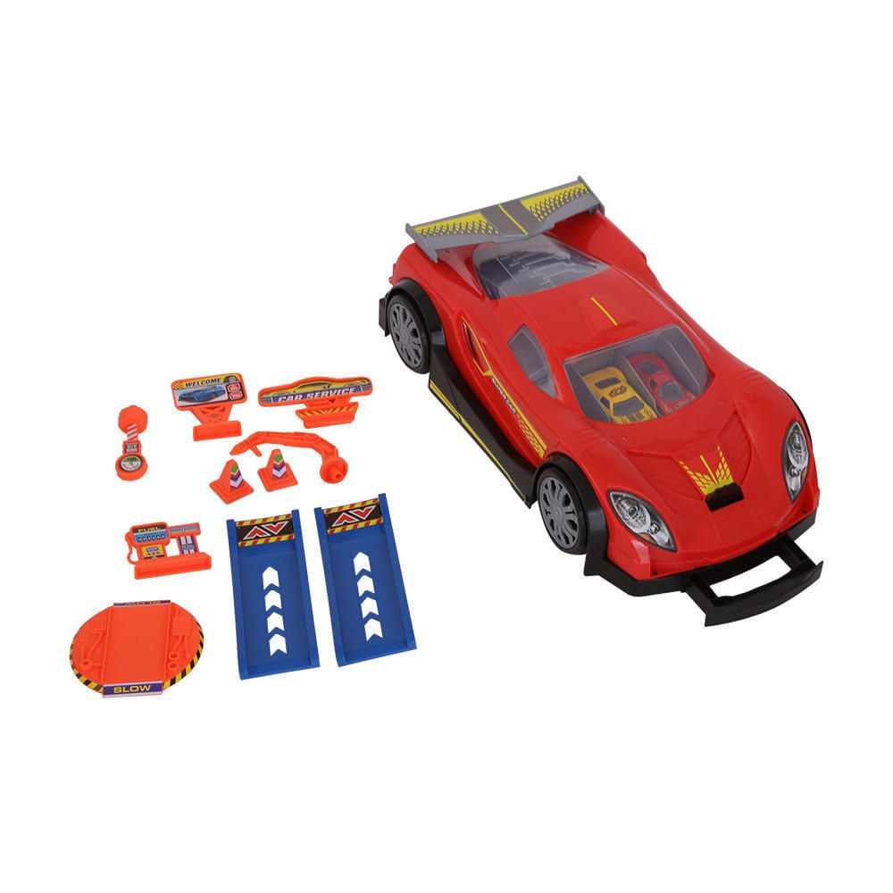 Express Wheels Estuche para Almacenamiento de Autos Multicolor Real Plaza