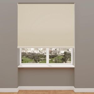 Cortina Roller Blackout Premium Beige 150 x  140 cm