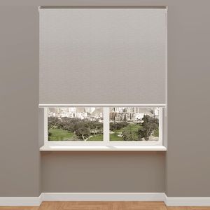 Cortina Roller Blackout Premium Gris 160 x  210 cm