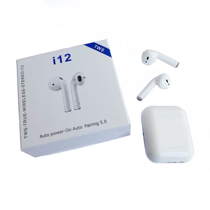 GENERICO Audifonos InPods 12 Bluetooth Compatible iPhone Android Color  Blanco