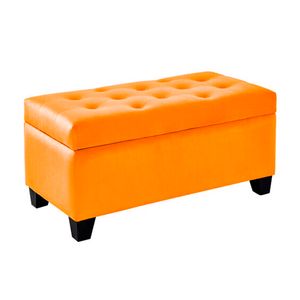 Banqueta baúl Fanta Naranja