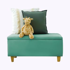 Banqueta baúl Jifi Verde agua