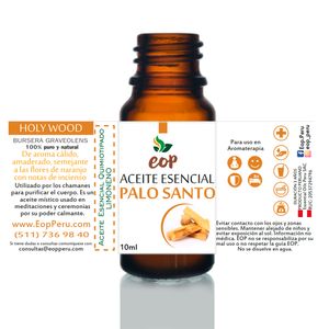 Aceite Esencial EOP de Palo santo10 ml
