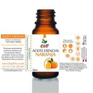 Aceite Esencial EOP de Naranja 10 ml