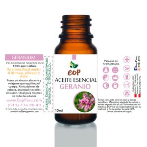 Aceite Esencial EOP de Geranio 10 ml