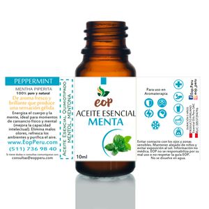 Aceite Esencial EOP de Menta 10 ml
