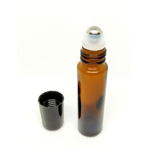 Pack de 3 Botellas Roll On Bolita de Acero para Aceites Esenciales EOP 10ml