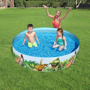 Piscina Circular Bestway Motivos Dinosaurios 946L 183x183x38cm Multicolor