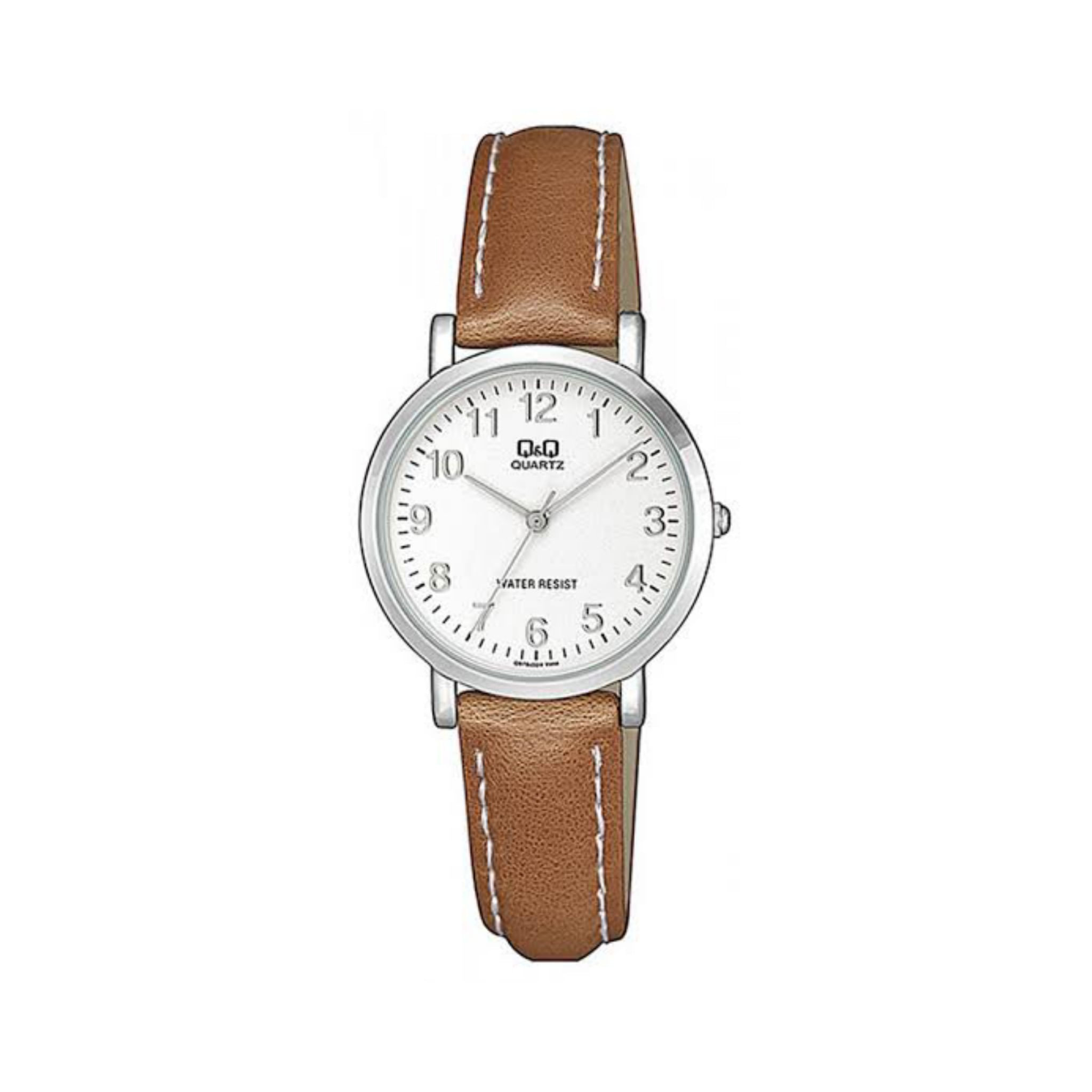 Reloj para Mujer Q&Q Original Cuero Marrón Real Plaza