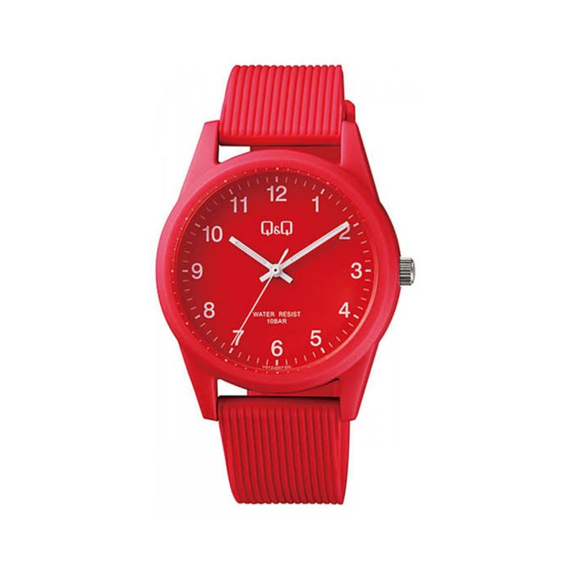 Reloj Q Q Acu tico Original para Mujer Rojo Real Plaza