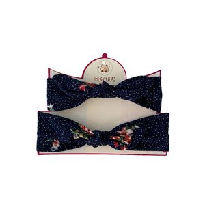 Pack Mamá e Hija BBLUBS Azul Puntitos con Flores