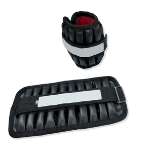 Tobillera/Muñequera Ajustable con Peso Metal Sport Fitness 2 kg