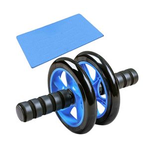 Rueda Doble AB Multifuncional 16 cm Diámetro Sport Fitness Azul