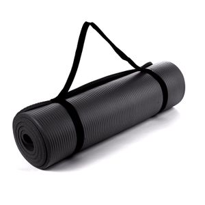 Colchoneta Nbr Yoga Mat Pilates 10 mm Negro