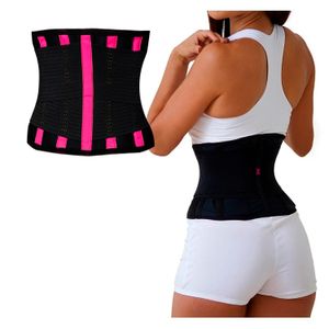 Faja Reductora Cintura Avispa Modeladora Unisex Morado Sport Fitness Talla M