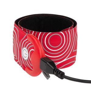 Luz LED y Banda Reflectiva Recargable para Ciclistas o Corredores Nite Ize Color Roja