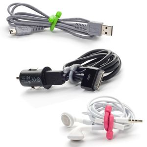 Organizador de cables Nite ize Gear Tie celular y video juegos rojo