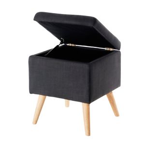 Puff Bamby Baúl Plomo Oscuro