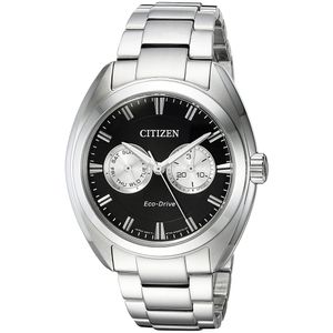 Reloj Citizen Eco Drive Paradex BU4010-56E Solar Fecha Acero Inoxidable Plateado