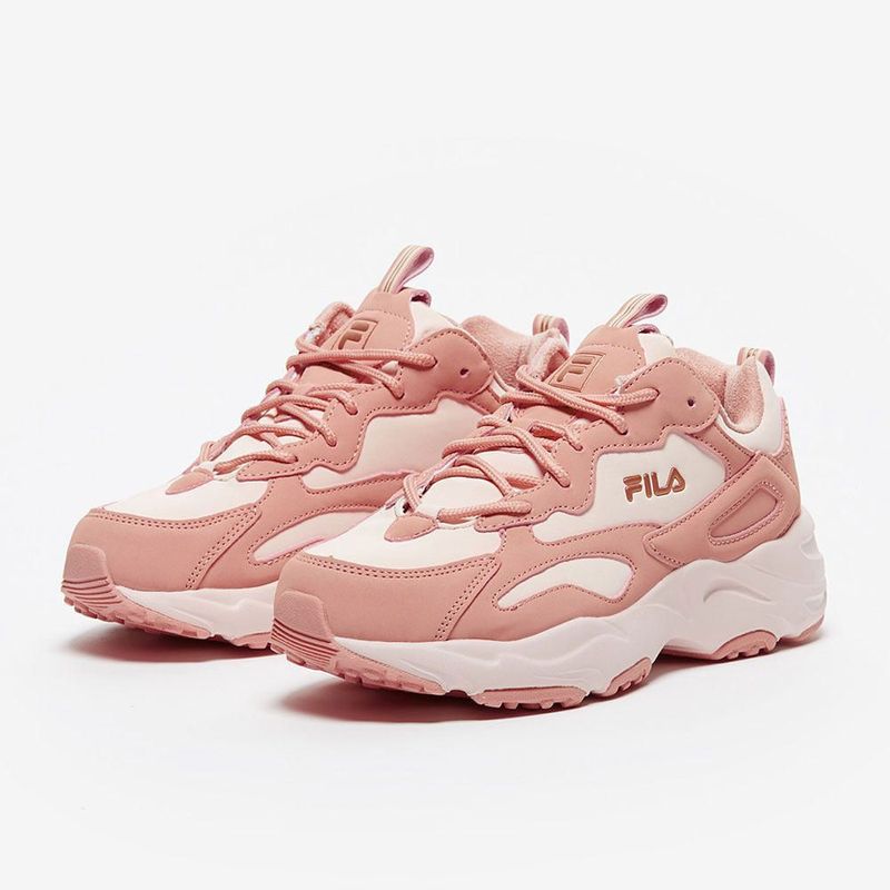 Zapatillas para Mujer Fila Ray Tracer 100% importadas, deportivas, rosado