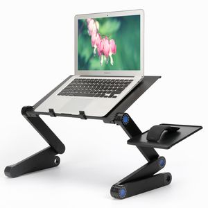 Mesa Cooler para Laptop Cadi con Posa Mouse de Metal  Negro