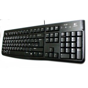 Teclado Logitech K120 USB Cable Español Black