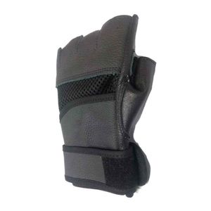 Mitones para pesas Guantes con Muñequera de Cuero Talla XXL