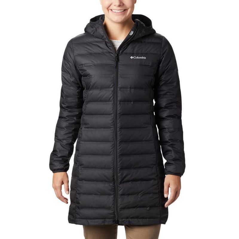 Casaca Columbia Mujer Parka Pluma Lake 22 Jacket Negro