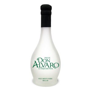 Pisco Don Álvaro Mosto Verde Mollar Licorera Firenze 375 ml.