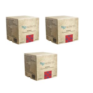 Pack x 3 Cajas Infusión Natural Nutra Tea Red Balance Flor de Jamaica Canela y Cardamomo